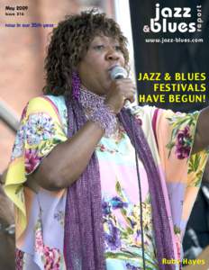 Issue 316  now in our 35th year jazz &blues