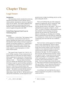 Chapter Three Legal Issues granted review in light of conflicting case law on this point among the circuits.  Introduction