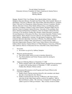 Paiute / Native American tribes in California / Nevada System of Higher Education / Washoe County School District / Reno-Sparks Indian Colony / University of Nevada /  Reno / Indian colony / Washoe people / Yerington Paiute Tribe of the Yerington Colony and Campbell Ranch / Nevada / Western United States / Great Basin tribes