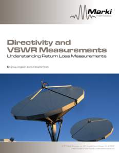 Marki microwave Directivity and Mixer Basics