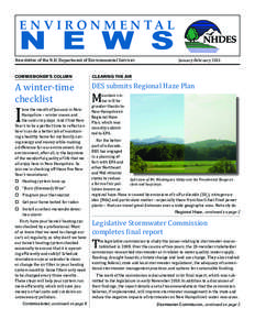 E N V I R O N M E N TA L  N E W S Newsletter of the N.H. Department of Environmental Services  January-February 2011