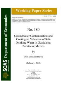 Hydraulic engineering / Hydrology / Chemical elements / Arsenic / Aquifers / Groundwater / Arsenic poisoning / Dental fluorosis / Zacatecas / Chemistry / Matter / Environment