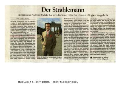 Quelle: 15. Okt 2006 – Der Tagesspiegel   