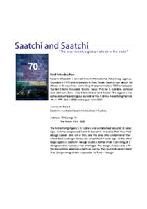 Saatchi and Saatchi  