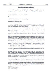 Voluntary Partnership Agreement / Illegal logging / Biodiversity / Democratic Republic of the Congo / Cotonou Agreement / Convention on Biological Diversity / Environment / Earth / International relations