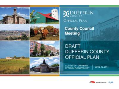 County Council Meeting DRAFT DUFFERIN COUNTY OFFICIAL PLAN