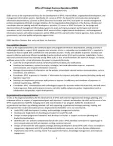 Organization development / Knowledge management / Behavioural sciences / Business / Bureau of Primary Health Care / Management / Organizational theory / Health Resources and Services Administration