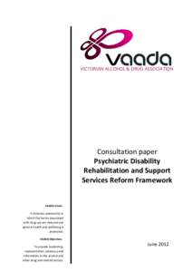 Microsoft Word - VAADA submission PDRSS reform FINAL