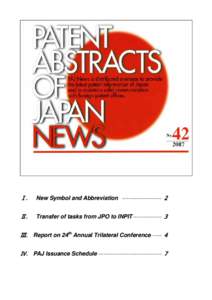 Table of Contents  Ⅰ. New Symbol and Abbreviation ························· ２