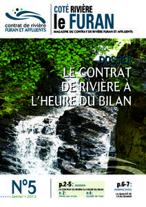 COTÉ RIVIÈRE  le FURAN MAGAZINE DU CONTRAT DE RIVIÈRE FURAN ET AFFLUENTS