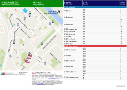 Yuen Chau Kok / City One Station / Diamond Hill Station / Chai Wan / Che Kung Temple Station / Tai Shui Hang Station / Beaches of Hong Kong / Kowloon Station / Tsim Sha Tsui Station / Hong Kong / Sha Tin District / Sha Tin