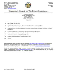 Reginald J. Newson, Executive Director 201 E. Washington Avenue, Rm. A400 P.O. Box 7946 Madison, Wisconsin[removed]Telephone: ([removed]Fax: ([removed]