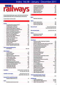 Index: Vol. 68 – January – December 2011 