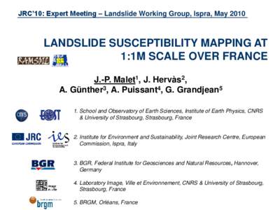 Ispra / Earth / Planetary science / Nature / Environmental soil science / Landslide / ILWIS