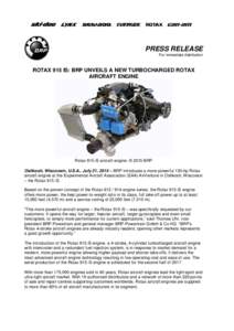 Microsoft Word - ENBRP Press Release Rotax 915 iS Aircraft Engine_FINAL.docx