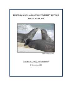 Conservation / Marine Mammal Protection Act / Whaling / Oceanography / Marine Mammal Commission / National Marine Fisheries Service / Endangered Species Act / United States Environmental Protection Agency / Marine mammal / Marine conservation / Environment / Earth