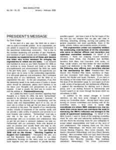 No. 06 –01, 02  NWA NEWSLETTER January - February[removed]PRESI