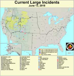 Current Large Incidents June 13, 2018 WA  21