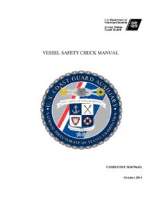 VESSEL SAFETY CHECK MANUAL, COMDTINST M16796.8A