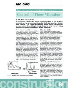 Civil engineering / Mechanical engineering / Floors / Building materials / Vibration / Tuned mass damper / Floor vibration / Floor / Resonance / Physics / Structural engineering / Earthquake engineering