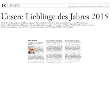 mante, spanioder gar er. Seit Ger2009 die Immichmen hat, F R A N K F U R T E R A L L G E M E I N E S O N N TAG S Z E I T U NG , 2 9 . NOV E M B E R , N Rs für hochng-Weine, ellageoder