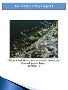 Municipal Facility Projects  Wooton Park Marina & Multi-Modal Downtown Redevelopment Project Tavares, FL