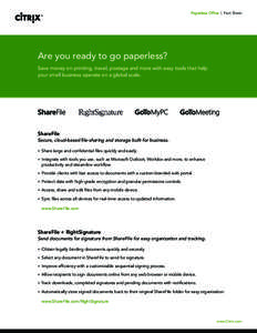 Are You Ready to Go Paperless?