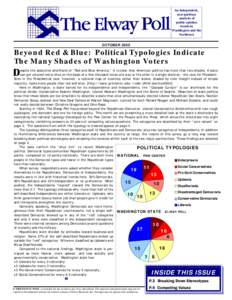 An independent, non-partisan analysis of October 2005 ©THE ELWAY POLL