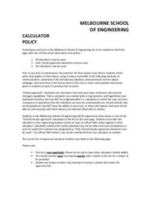 Microsoft Word - School Approved Calculators List[removed]