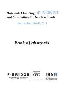 Nuclear materials / Nuclear technology / Nuclear fuels / Non-stoichiometric compound / Density functional theory / G with stroke / Uranium / Plutonium / Chemistry / Actinides / Chemical elements