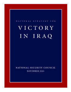 Our National Strategy for Supporting Iraq