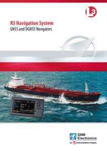 R5 Navigation System GNSS and DGNSS Navigators R5 Navigation System  R5 GNSS/DGNSS Navigation Sensor