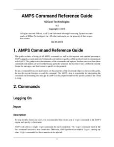 AMPS Command Reference Guide