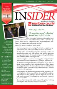 NOVEMBER -DECEMBER 2013 | ISSUE 4 WHERE partnerships MAKE THE