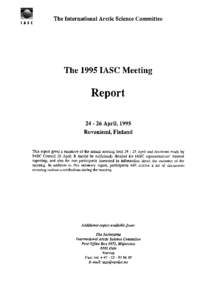 :=  rAsc The International Arctic Science Committee