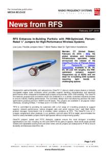 Headline: RFS supports the ramp-up of next-generation broadcast networks in Europe