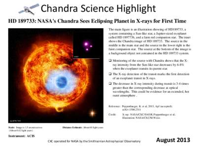 Chandra Science Highlights