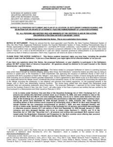 Class action / Federal Rules of Civil Procedure / Lawsuit / Plaintiff / Milberg / Merrill Lynch /  Pierce /  Fenner & Smith /  Inc. v. Dabit / Law / Legal terms / Private Securities Litigation Reform Act