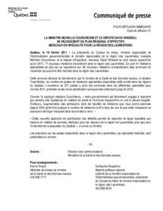 Microsoft Word - Communiqué régional_Laurentides - PREM.doc
