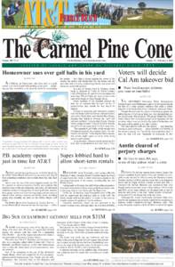 Carmel Pine Cone, January 31, 2014 (front)