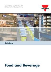 Solutions  Food and Beverage Food and Beverage Solutions for