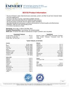 BGY35 Product Information