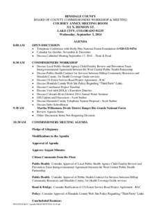 Meeting / The Agenda / Public health / Geography of Illinois / Geography of the United States / Illinois / Chicago metropolitan area / Hinsdale /  Illinois / Hinsdale
