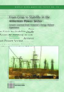 From Crisis to Stability in the Armenian Power Sector - ISBN: 