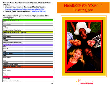 handbook for Youth in Foster Care