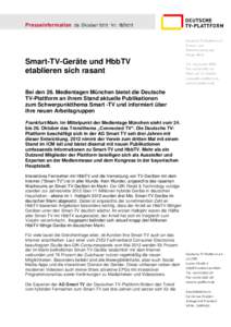 Presseinformation_09. Oktober 2012_Nr[removed]Deutsche TV-Plattform e.V. Presse- und Öffentlichkeitsarbeit Holger Wenk