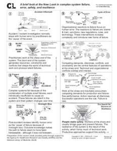 A brief look at the New Look in complex system failure, error, safety, and resilience Accident Aftermath Patient Preparing