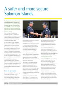 Australian Federal Police / Regional Assistance Mission to Solomon Islands / Solomon Islands / PPF / Western Province / Guadalcanal / Political geography / Geography of Oceania / Oceania