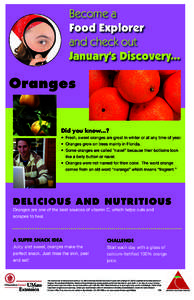 Orange / Tropical agriculture / Navel / Nutrition Education / Supplemental Nutrition Assistance Program / Food and drink / Agriculture / Citrus hybrids / Nutrition / United States Department of Agriculture