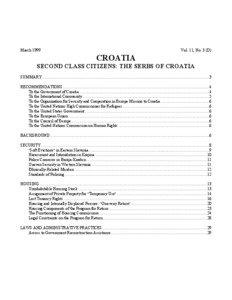 Yugoslav Wars / Croatia–Serbia relations / Republic of Serbian Krajina / Wars of independence / Operation Storm / Serbs of Croatia / Serbs / United Nations Transitional Administration for Eastern Slavonia /  Baranja and Western Sirmium / Franjo Tuđman / Joint Council of Municipalities / Europe / Croatia